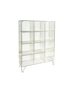 12 Compartment Mesh Personal Effects Locker