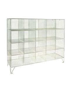 20 Compartment Mesh Personal Effects Locker