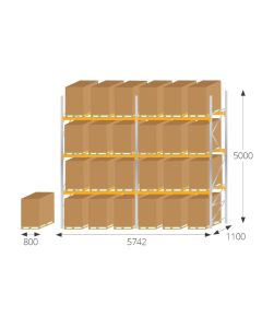 Fast Delivery Pallet Racking Kit For 24 Pallets