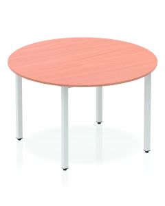 Impulse Round Table With Box Frame Leg