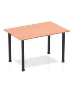 Impulse 1200mm Straight Table With Post Leg