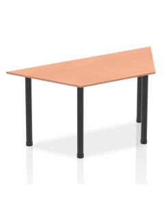 Impulse Trapezium Table With Post Leg