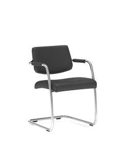 Havanna Medium Back Cantilever Visitor Chair with Arms