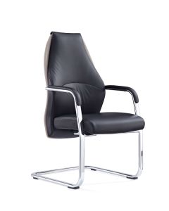 Mien High Back Leather Cantilever Visitor Office Chair