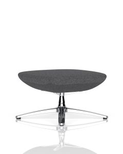 Etta Dark Grey Cashmere Footstool