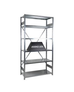 Expo 4 - Galvanised Shelving