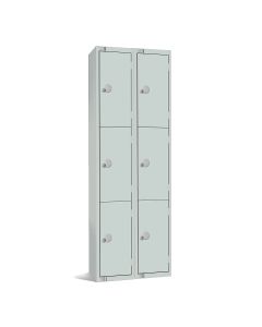 3 Door Elite Locker Nest of 2