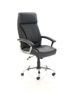 Penza High Back Executive Leather Office Chair with Arms
