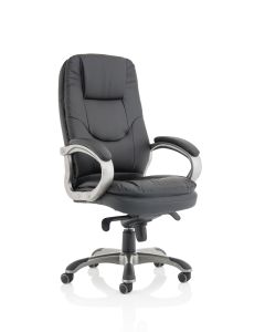 Oscar High Back Black Executive Office Chair with Arms