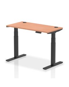 Air Height Adjustable Slimline Desk With Cable Ports