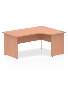 Impulse 1600mm Right Crescent Desk Panel End Leg