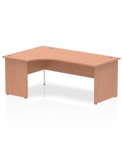 Impulse 1800mm Left Crescent Desk Panel End Leg