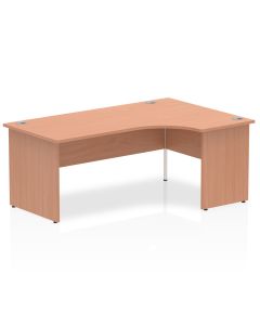 Impulse 1800mm Right Crescent Desk Panel End Leg