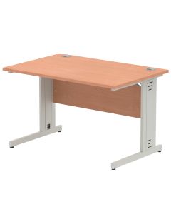 Impulse 1200mm Straight Desk Cable Managed Leg
