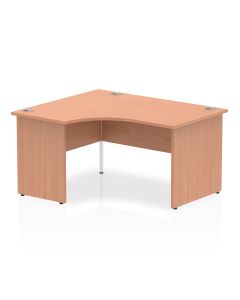 Impulse 1400mm Left Crescent Desk Panel End Leg