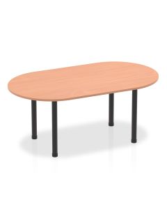 Impulse Boardroom Table With Post Leg