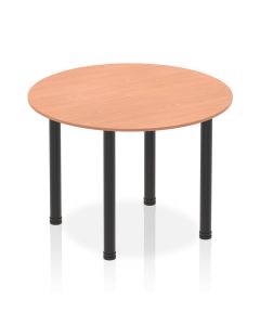 Impulse Round Table With Post Leg