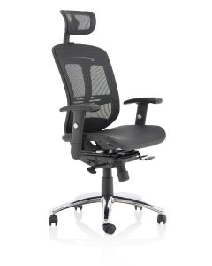 Mirage II Mesh Back Task Operator Office Chair with Height Adjustable Arms