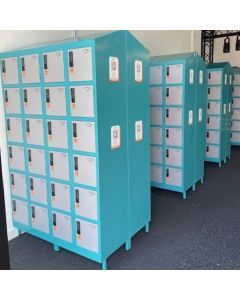 Clearance 6 Door Locker with Digital Locks 1800H x 300W x 450D (mm)