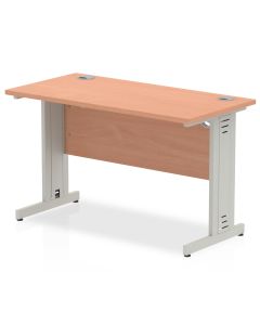 Impulse 1200mm Slimline Desk Cable Managed Leg