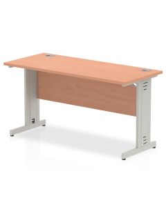 Impulse 1400mm Slimline Desk Cable Managed Leg
