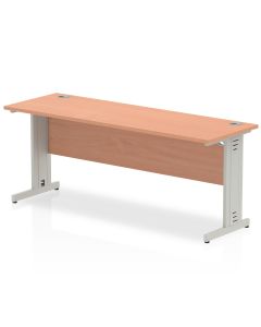 Impulse 1800mm Slimline Desk Cable Managed Leg