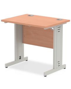 Impulse 800mm Slimline Desk Cable Managed Leg