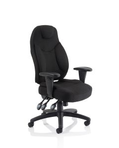 Galaxy Medium Back Task Operator Office Chair with Adjustable Arms