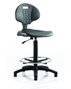 Malaga Polyurethane Medium Back Hi Rise Draughtsman Task Operator Office Chair
