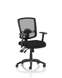 Portland III High Mesh Back Task Operator Office Chair with Arms