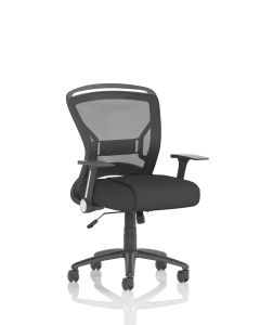 Zeus Medium Mesh Back Task Operator Office Chair with Arms