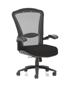 Houston High Mesh Back Heavy Duty Task Operator Office Chair with Arms
