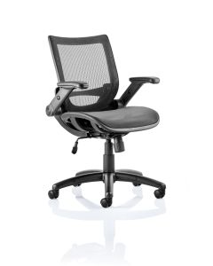 Fuller Medium Mesh Back Task Operator Office Chair with Folding Arms