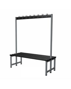 Probe Double Sided Hook Bench - Round Tube - Polymer Slats