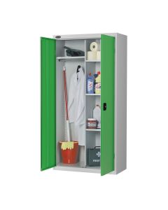 Probe Janitorial Cupboard - Green Doors