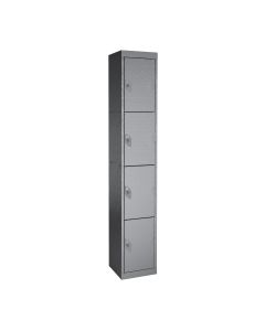 QMP Stainless Steel 4 Door Locker