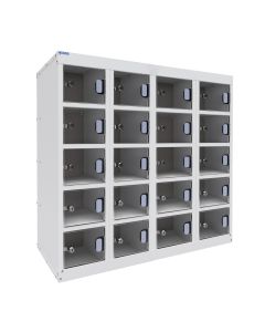 QMP Clear Door Mobile Phone Charging Locker