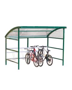 QMP Premier Cycle Shelter, Green