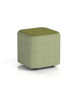Harlestone Square Stool in Two Tone