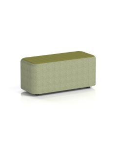 Harlestone Rectangular Stool in Two Tone