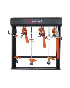 Armorgard Strimmersafe Tool Rack, tools, closed