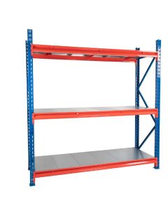 TS Longspan Racking - Solid Steel Deck