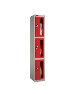Probe 3 Door Vision Panel Locker