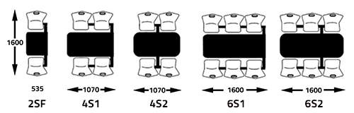 Oscar Canteen Seating Configuration